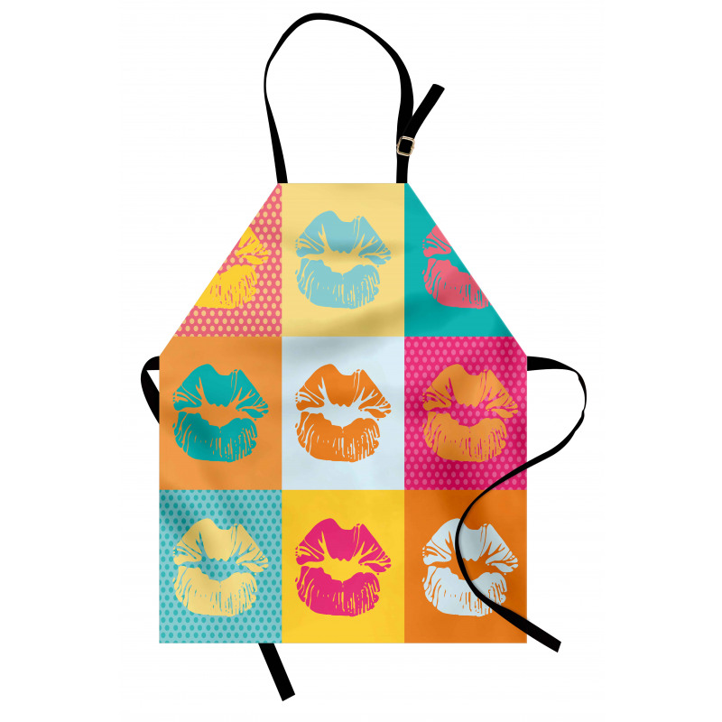 Fashion Kiss Love Design Apron