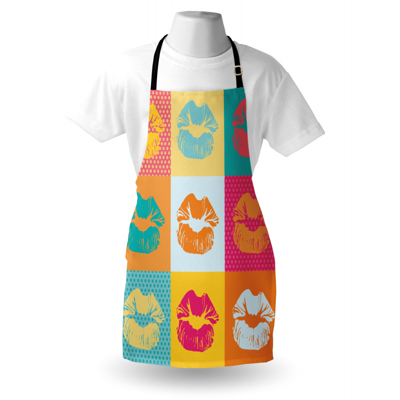 Fashion Kiss Love Design Apron