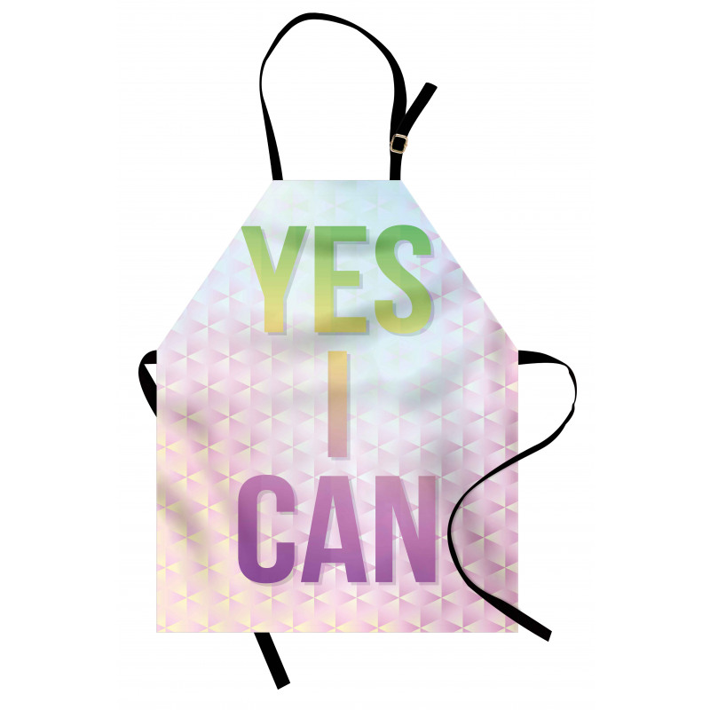 Yes I Can Words Apron