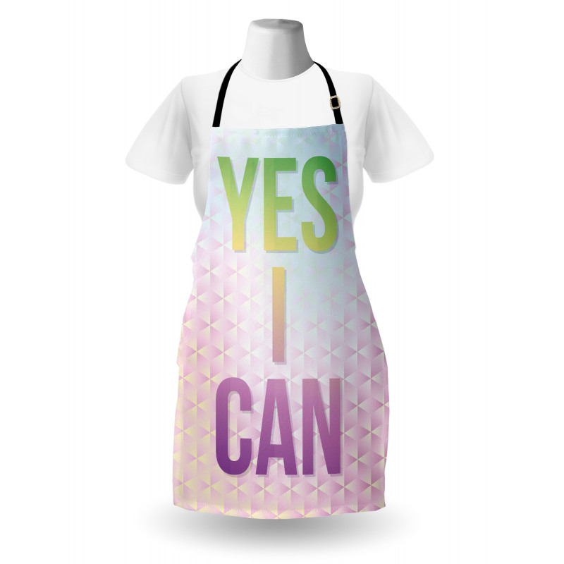 Yes I Can Words Apron