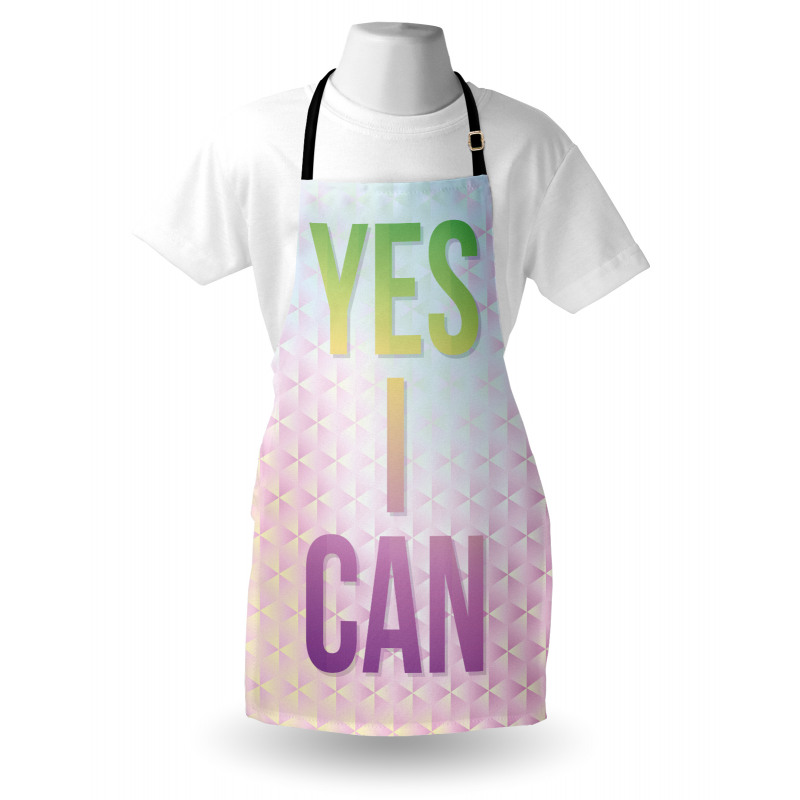 Yes I Can Words Apron