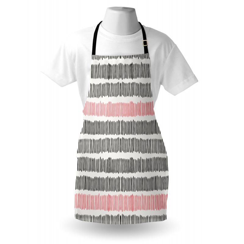 Retro Lines Hipster Apron