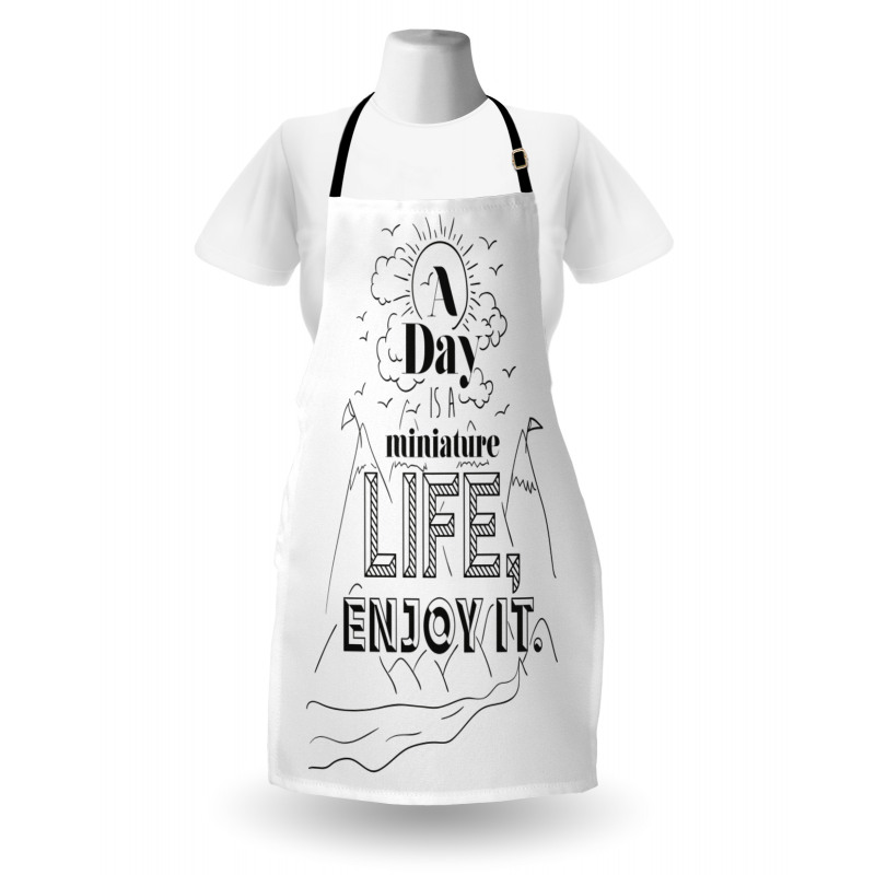 Positive Life Message Apron