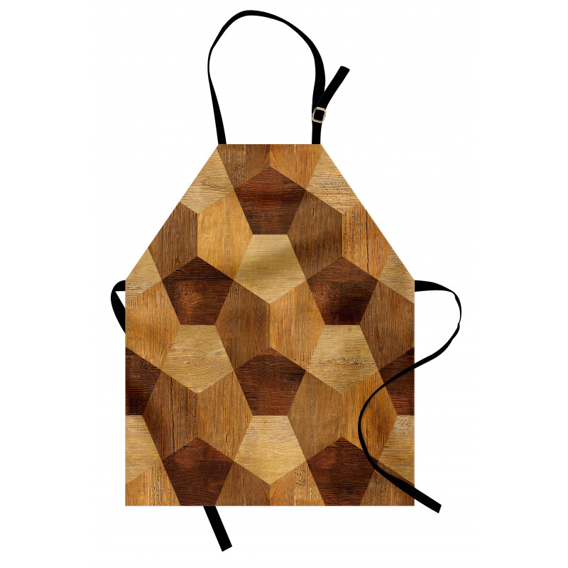 Wooden Rustic Pattern Apron