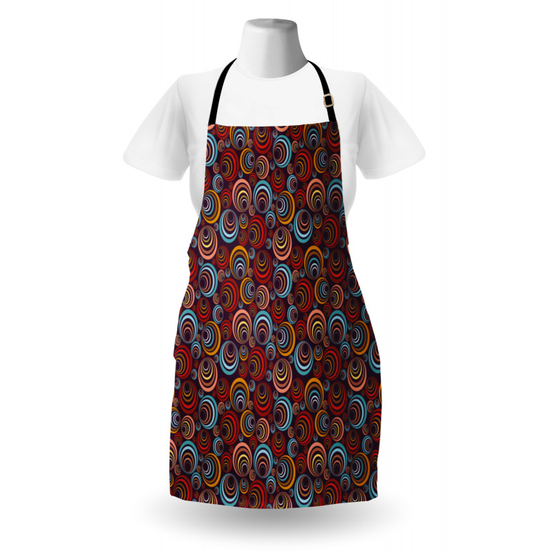 Circular Spiral Shapes Apron