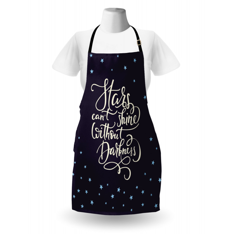 Night Sky Words Apron