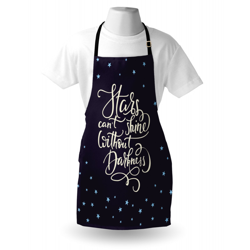 Night Sky Words Apron