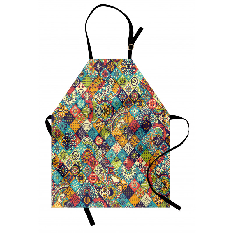 Checkered Folk Apron