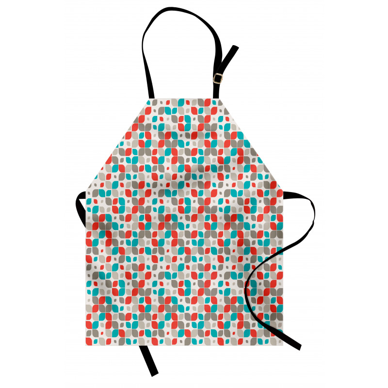 Abstract Mosaic Floral Apron