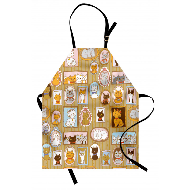 Family Tree of Kitty Humor Apron