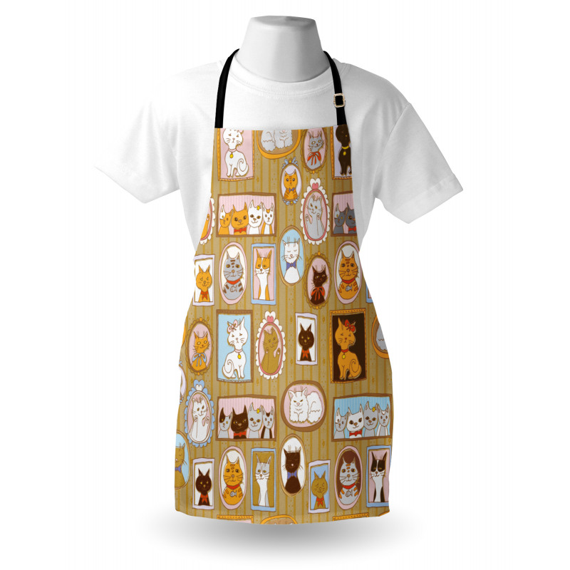 Family Tree of Kitty Humor Apron