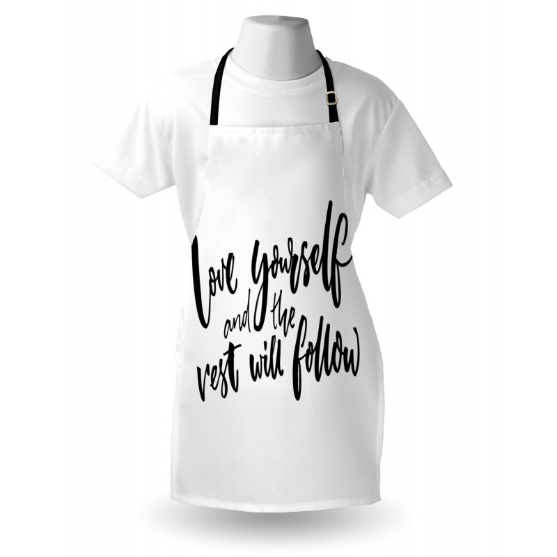 Self Love Wisdom Words Apron