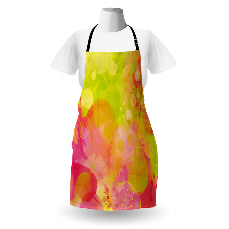 Spring Yard Watercolors Apron