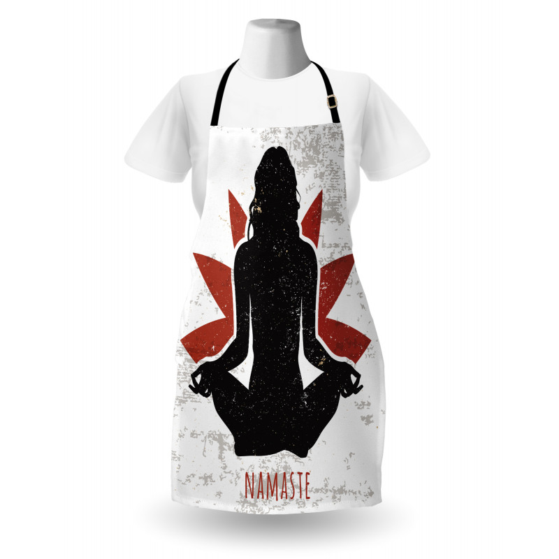 Lotus Woman Flower Grunge Apron