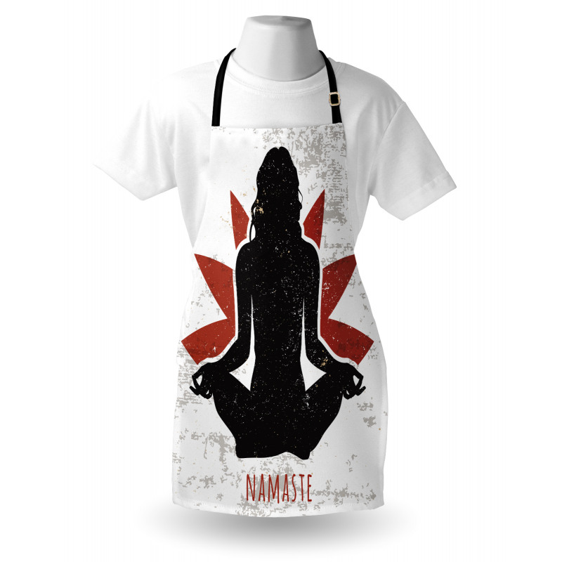 Lotus Woman Flower Grunge Apron