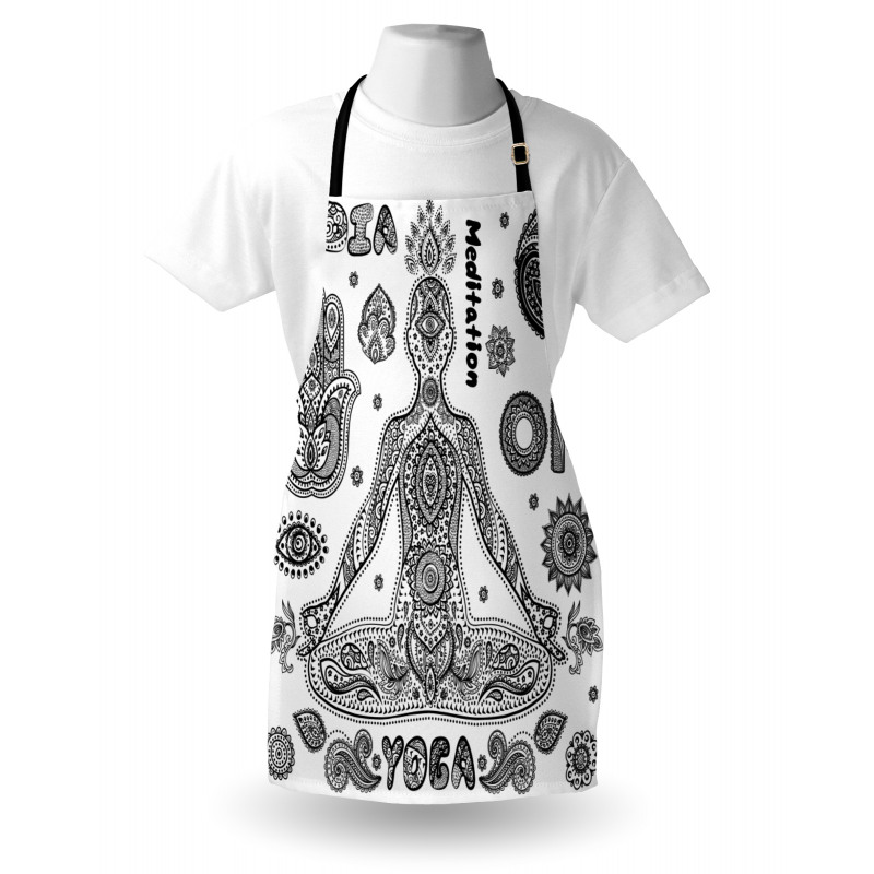 Ornate Hamsa Hand Apron