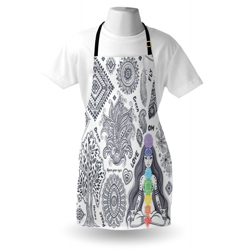 Bohemian Words Design Apron