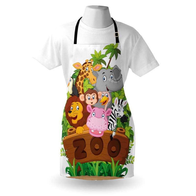 Happy Animals Fresh Trees Apron