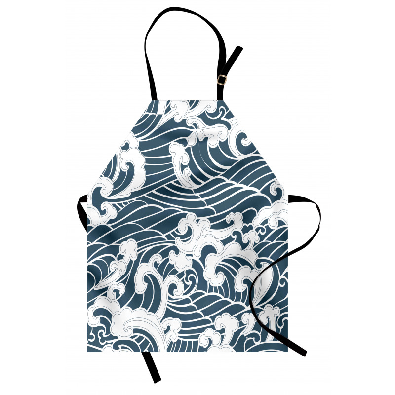 River Storm Retro Apron