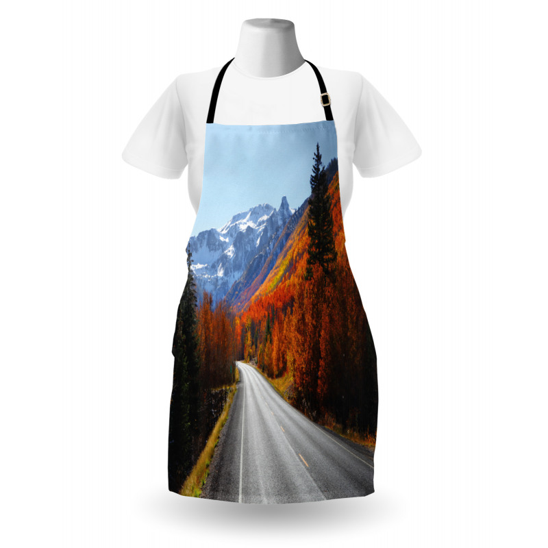Highway Countryside Travel Apron