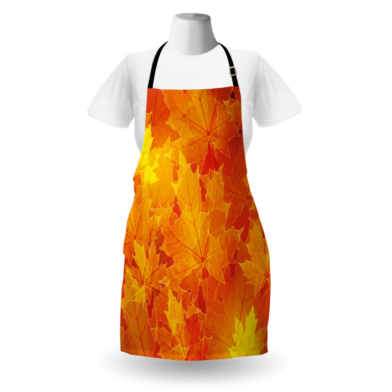 Maple Botany Foliage Leaf Apron