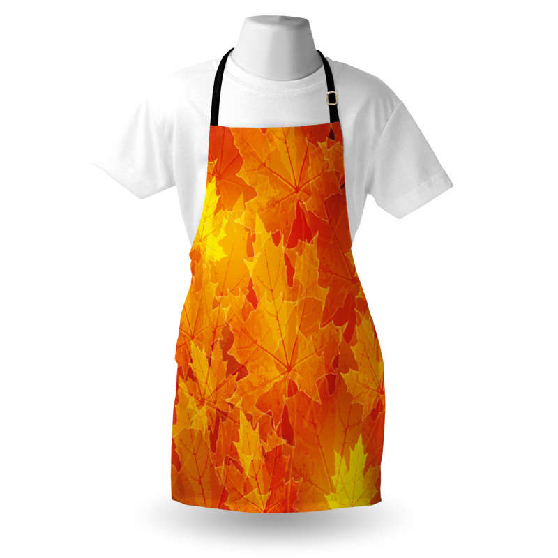 Maple Botany Foliage Leaf Apron