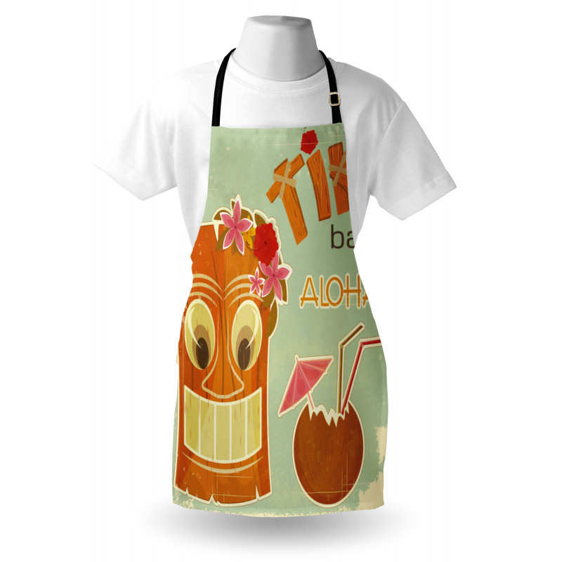 Drink Mask Flora Apron