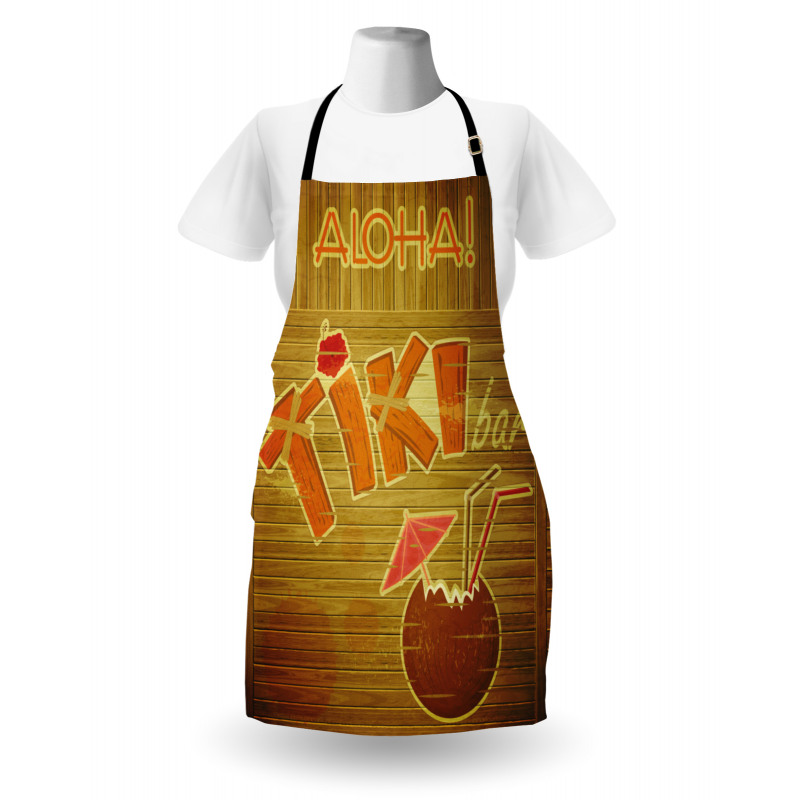 Wood Plank Aloha Apron