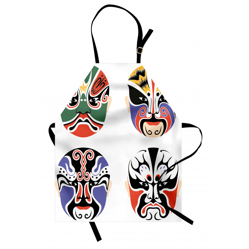 Chinese Opera Mask Apron