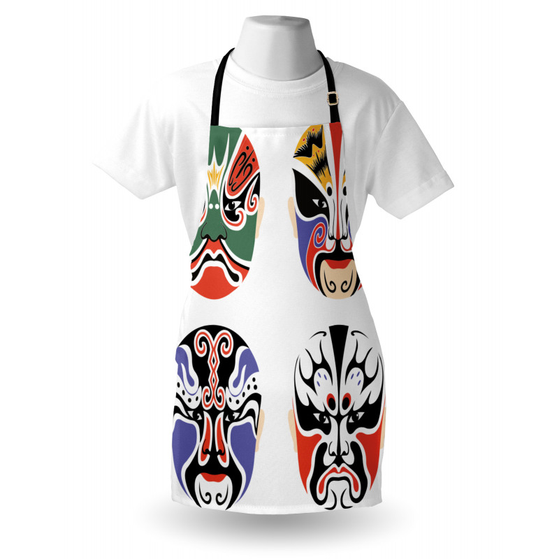 Chinese Opera Mask Apron