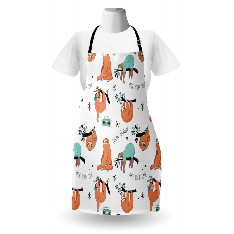 Sloths on Branches Apron