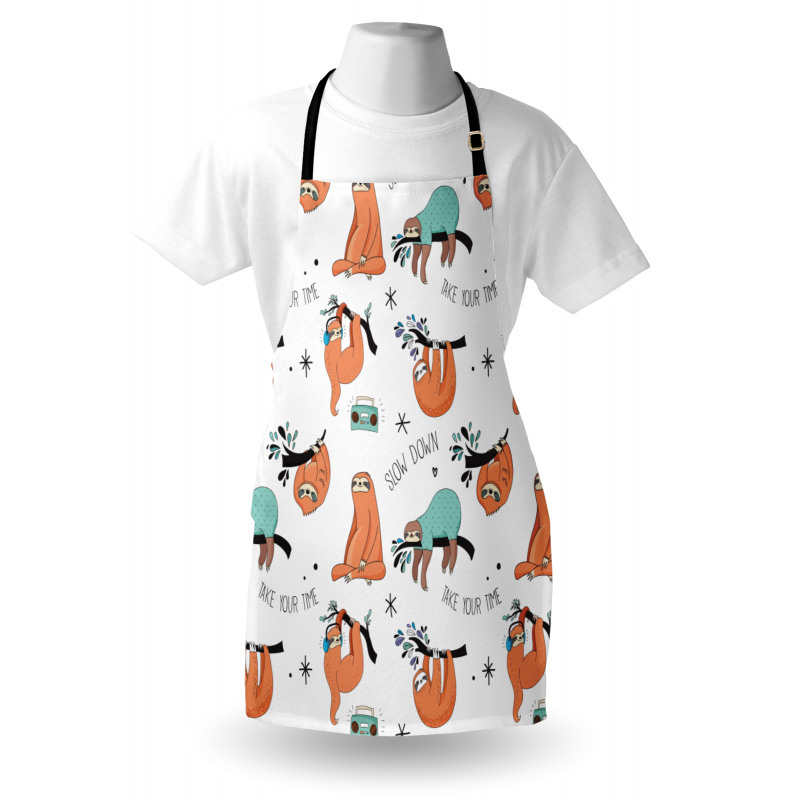 Sloths on Branches Apron