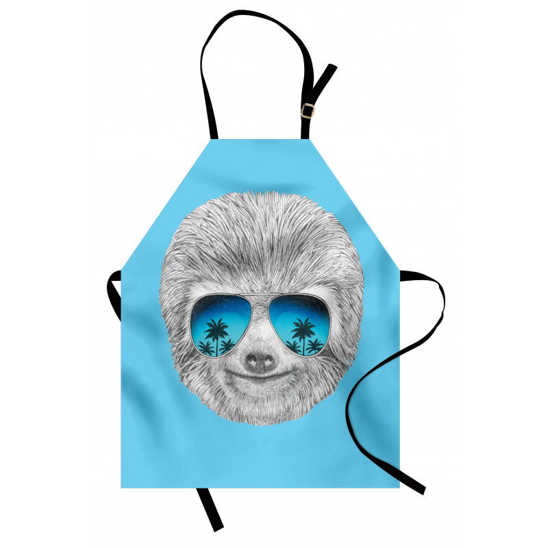 Hawaiian Beach Hipster Apron