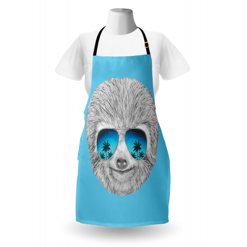 Hawaiian Beach Hipster Apron