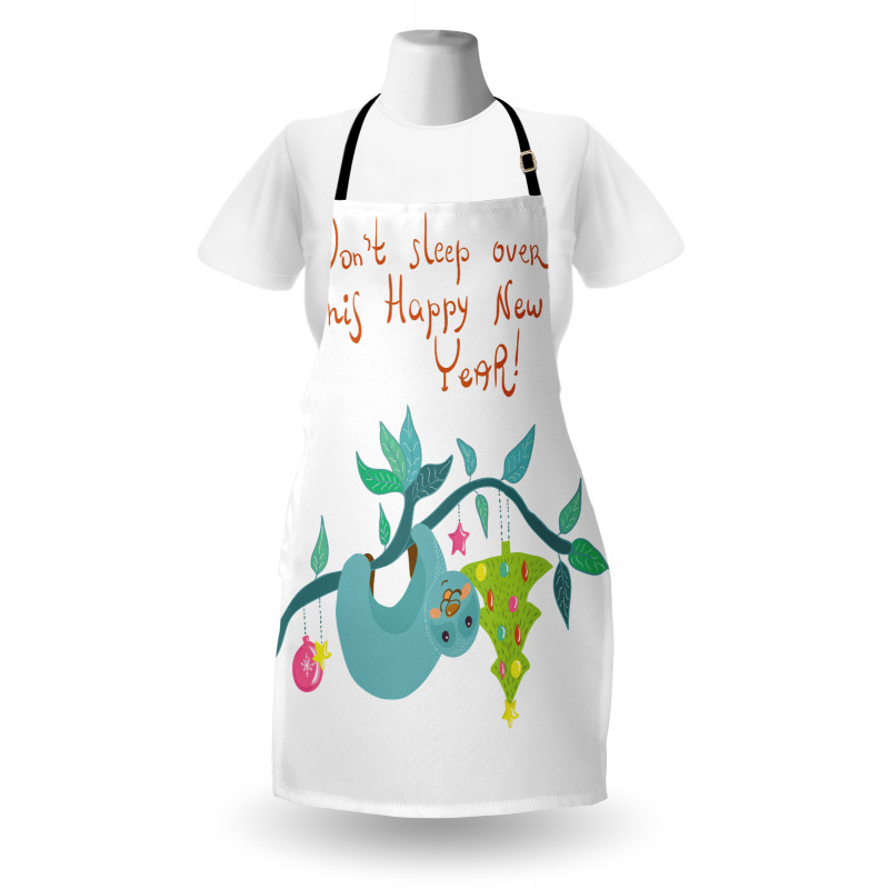 Childish Doodle New Year Apron