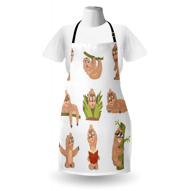 Different Posed Animals Apron