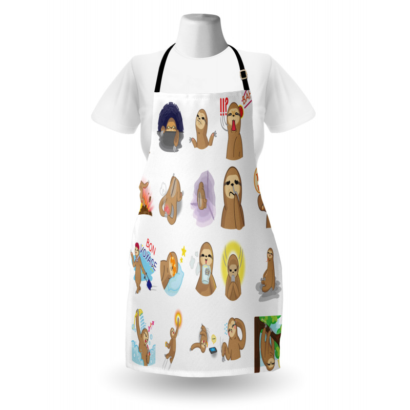 Manga Style Characters Apron