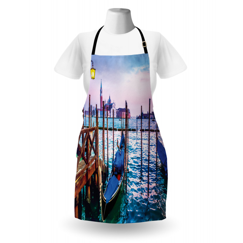 Dreamy View in Evening Apron