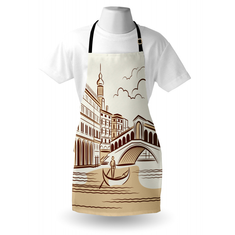 Venetian Landscape Art Apron