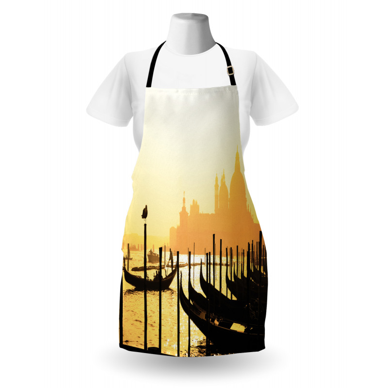 Romantic City at Sunrise Apron