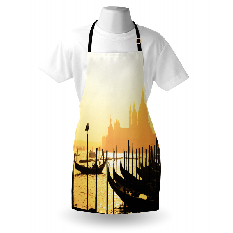 Romantic City at Sunrise Apron