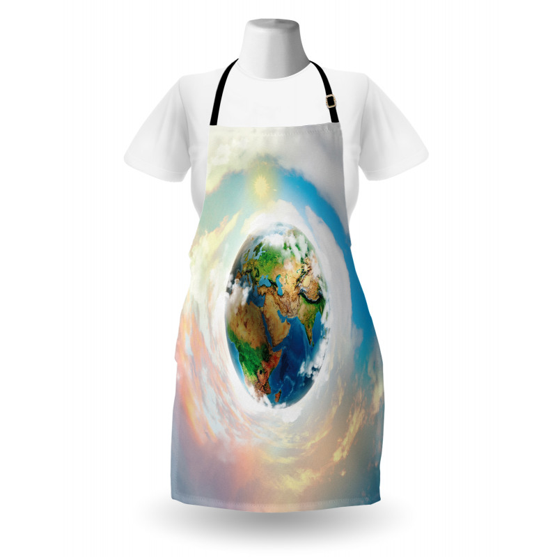 Vibrant Planet Continents Apron