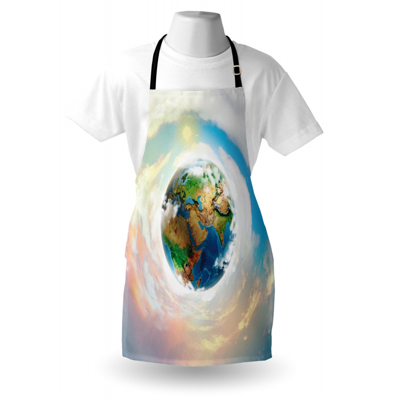 Vibrant Planet Continents Apron