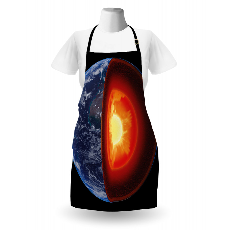 Uzay Mutfak Önlüğü Dünya ve Ateş