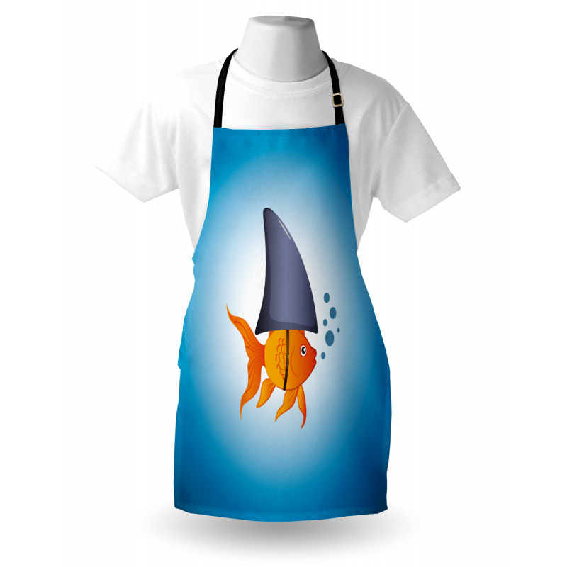 Little Fish Wearing Fin Apron