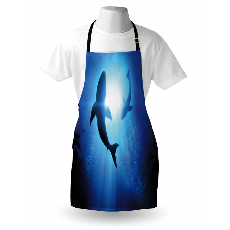 Fishes Circling in Ocean Apron