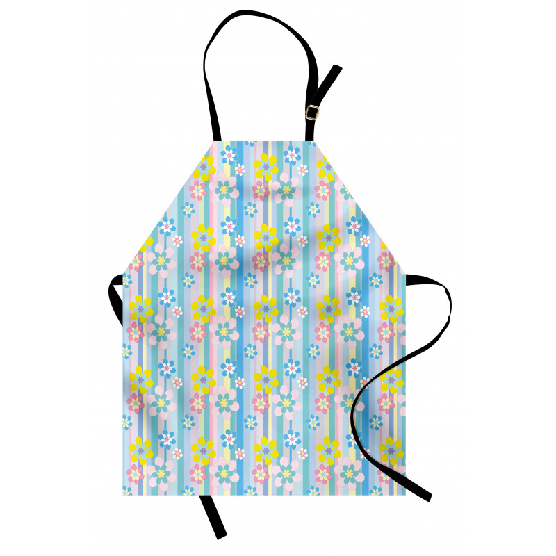 Abstract Spring Daisies Apron