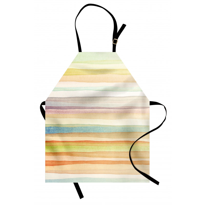 Stripes Watercolor Art Apron