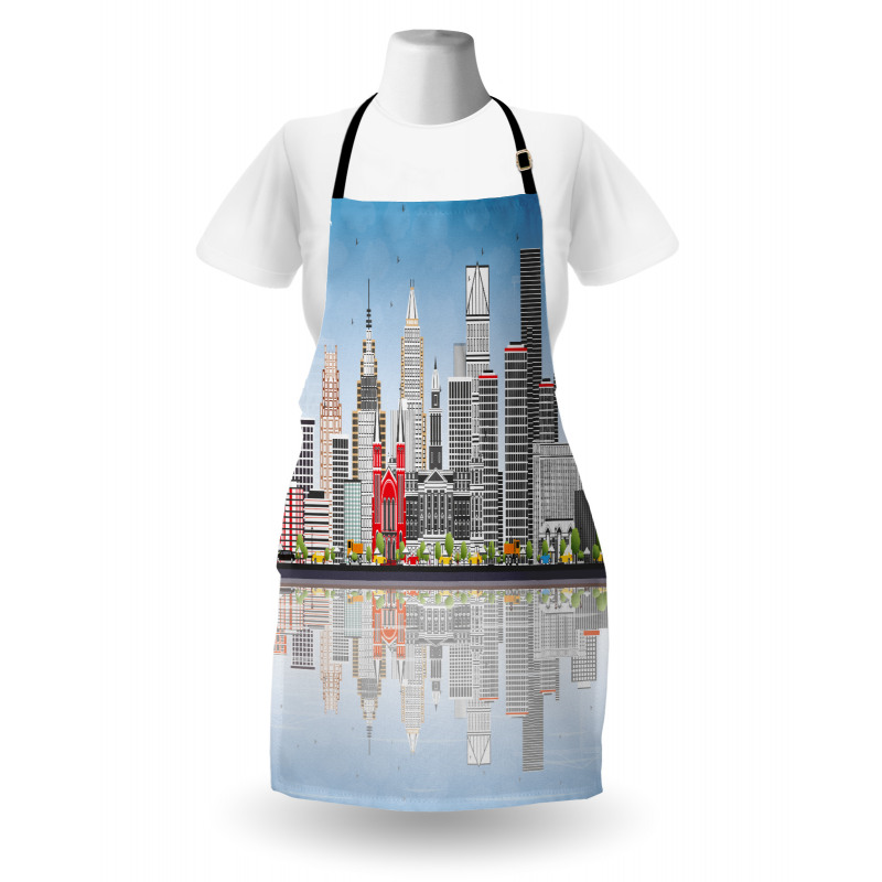 Cityscape Skyscrapers Apron