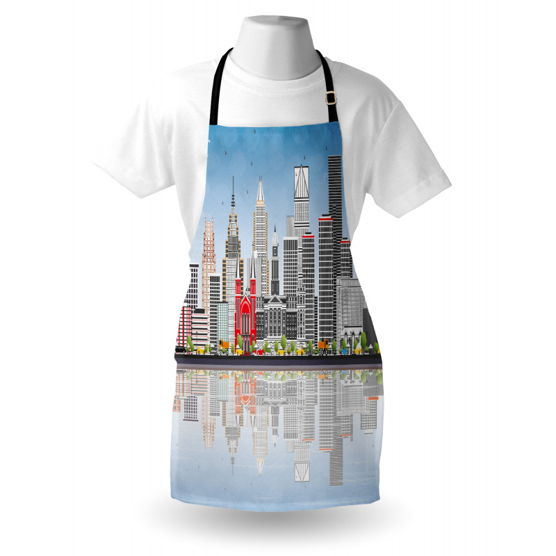 Cityscape Skyscrapers Apron